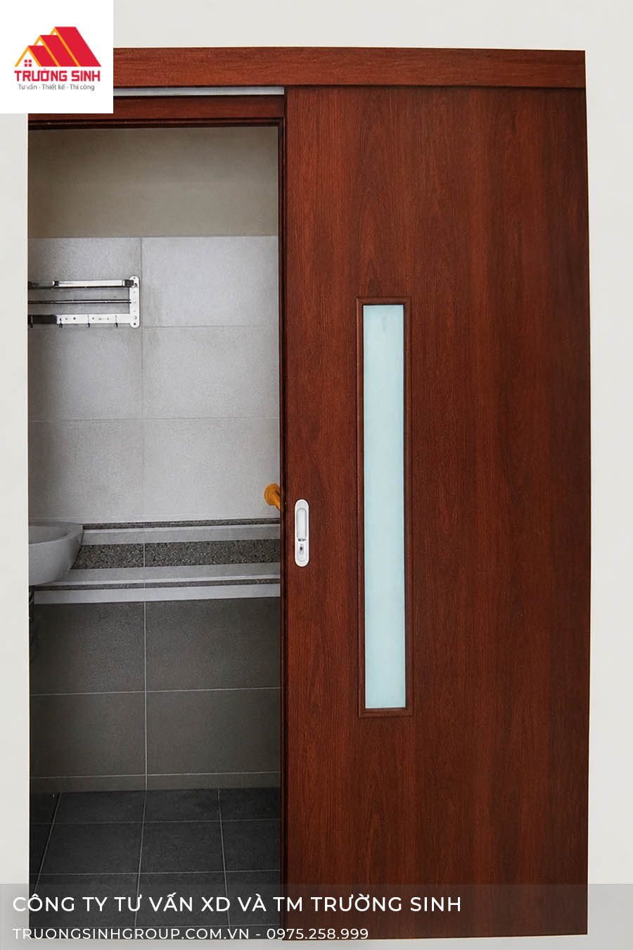 Thiết kế cửa lùa Composite đẹp